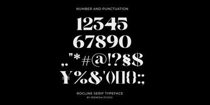 Rocline Font Poster 14