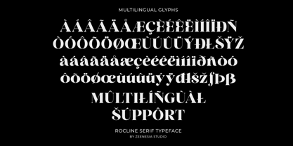 Rocline Font Poster 13