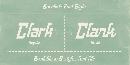 Kneehole Font Poster 5