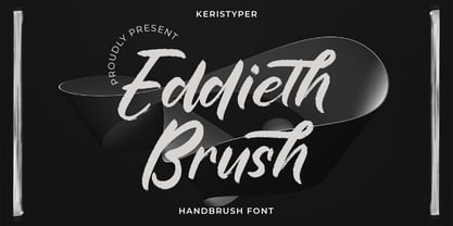 Eddieth Brush Font Poster 1