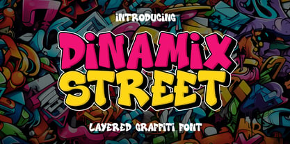 Dinamix Street Font Poster 1