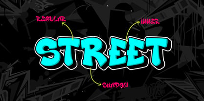 Dinamix Street Font Poster 2