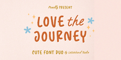 Love The Journey Font Poster 1