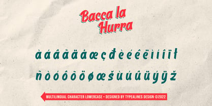 Bacca la Hurra Font Poster 10