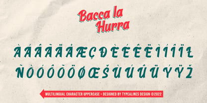 Bacca la Hurra Font Poster 9