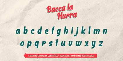 Bacca la Hurra Font Poster 7
