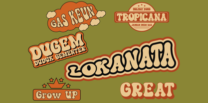 Megantropose Font Poster 5