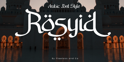 Rosyid Font Poster 1