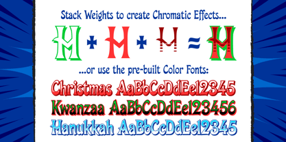 Happy Holidays Font Poster 3