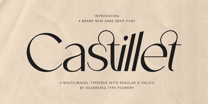 Castillet Font Poster 1