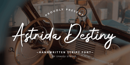 Astrida Destiny Font Poster 1