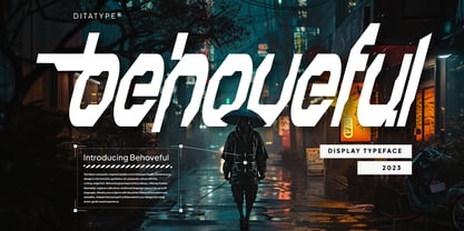 Behoveful Font Poster 1