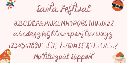 Santa Festival Font Poster 6