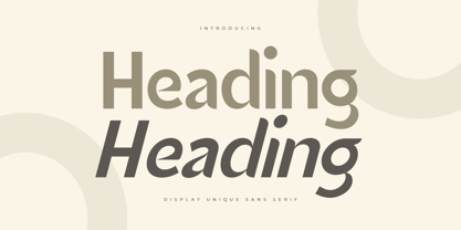 Heading Font Poster 1