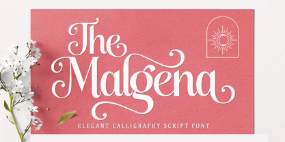 The Malgena Font Poster 1