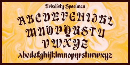 Urbalisty Font Poster 6