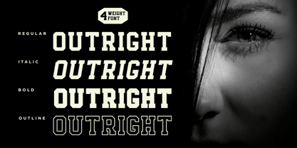 Outright Font Poster 2