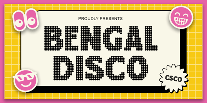 Bengal Disco Font Poster 1