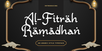 Al Fitrah Ramadhan Font Poster 1