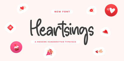 Heartsings Font Poster 1