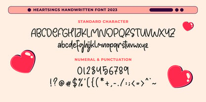 Heartsings Font Poster 10