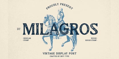 DT Milagros Font Poster 1