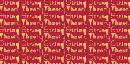 String Theory Font Poster 2