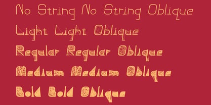 String Theory Font Poster 4