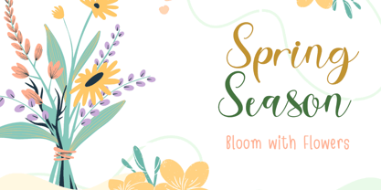 Spring Style Font Poster 4