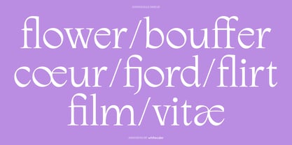 Jouvencelle Font Poster 8