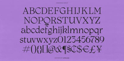 Jouvencelle Font Poster 2