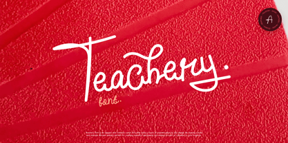 Teachery Font Poster 1