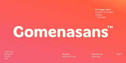 Gomenasans Font Poster 1