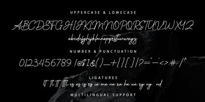 Rosellia Rosely Font Poster 12