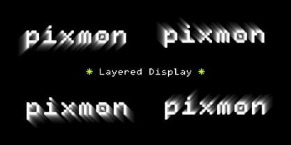 Pixmon Font Poster 4