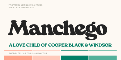 Manchego Font Poster 1