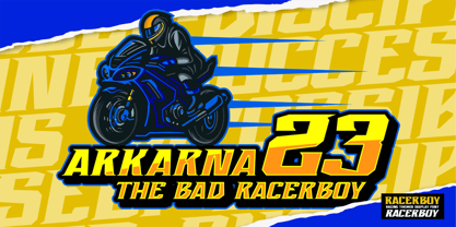 Racerboy Font Poster 6