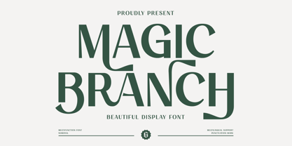 Magic Branch Font Poster 1