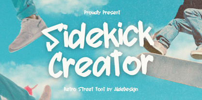 Sidekick Creator Font Poster 9