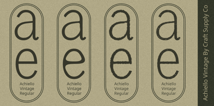 Achiello Font Poster 8