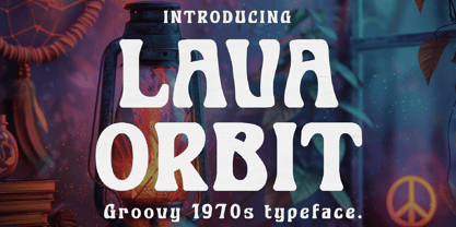 Lava Orbit Font Poster 1