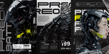 Preon Font Poster 7