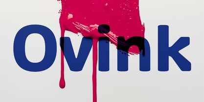 Ovink Font Poster 1