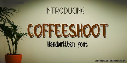 Coffeeshoot Font Poster 2