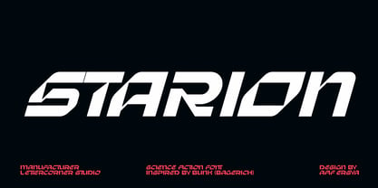 Starion Font Poster 1