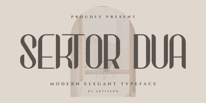 Sektor Dua Font Poster 1