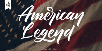 Al American Legend Font Poster 1