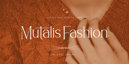 Mutalis Fashion Font Poster 1