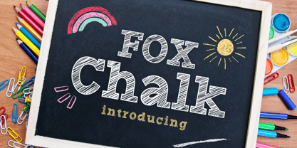 Fox Chalk Fuente Póster 1