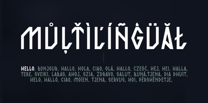 Valhalica Font Poster 5